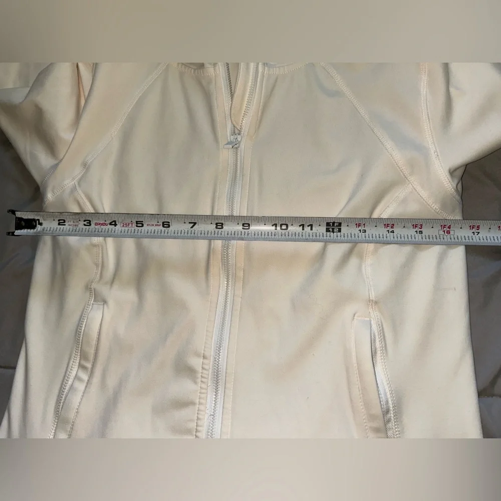 Yogalicious Lux Lightweight Hooded Full Zip Yoga Jacket Large - Picture 4 of 5